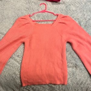 Coral sweater